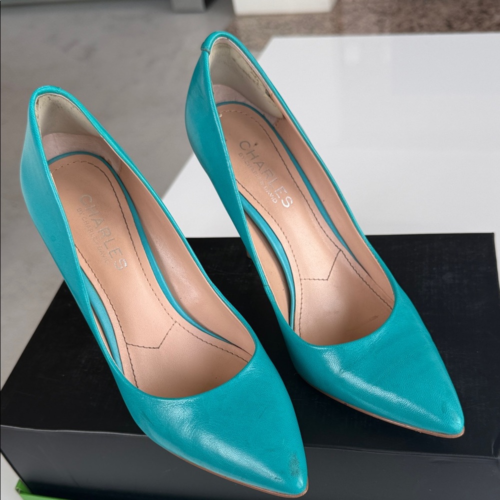 Charlies Teal Women's Heels